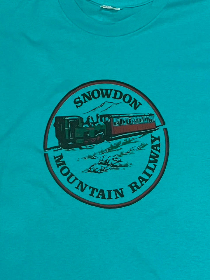 1990s IRELAND made snowdon mountain railway T-shirt