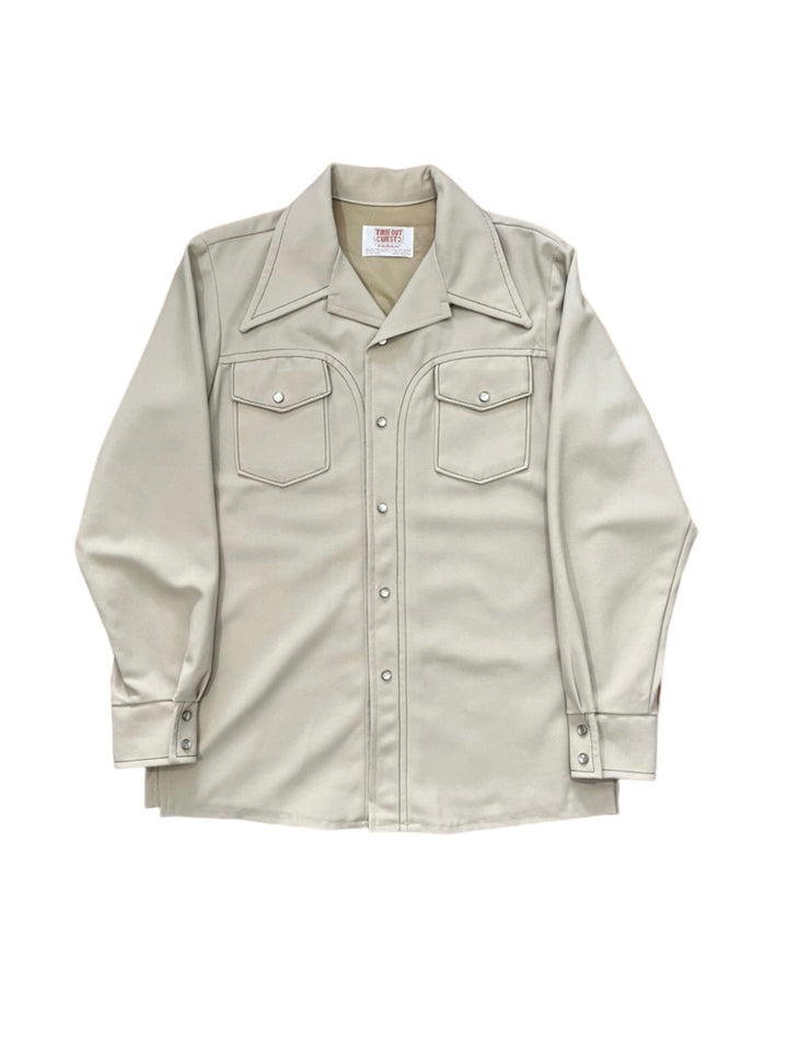 light beige  polyester shirt