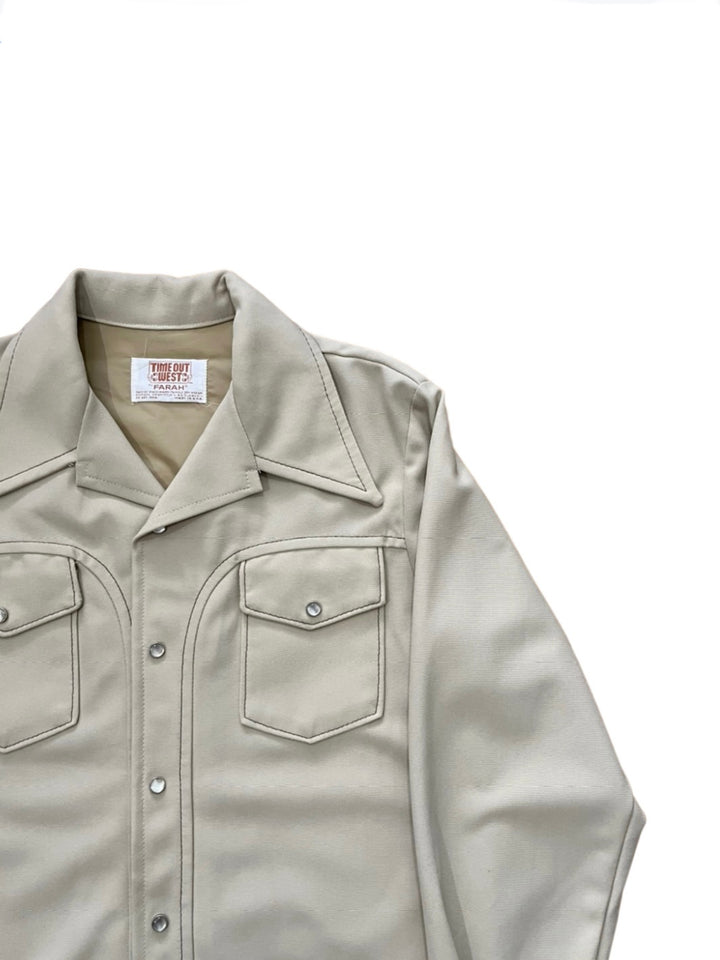 light beige  polyester shirt