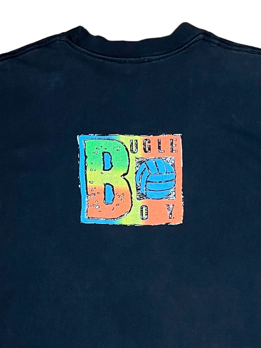 1980-90s USA made "BUGLE BOY" print T-shirt