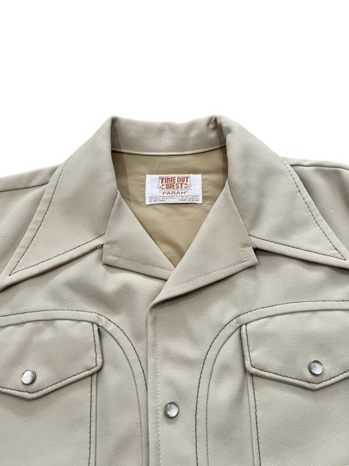 light beige  polyester shirt