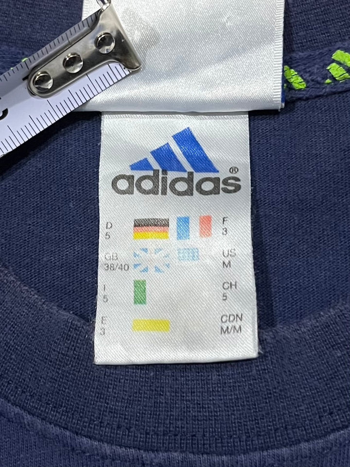 1990s "adidas" performance logo print T-shirt