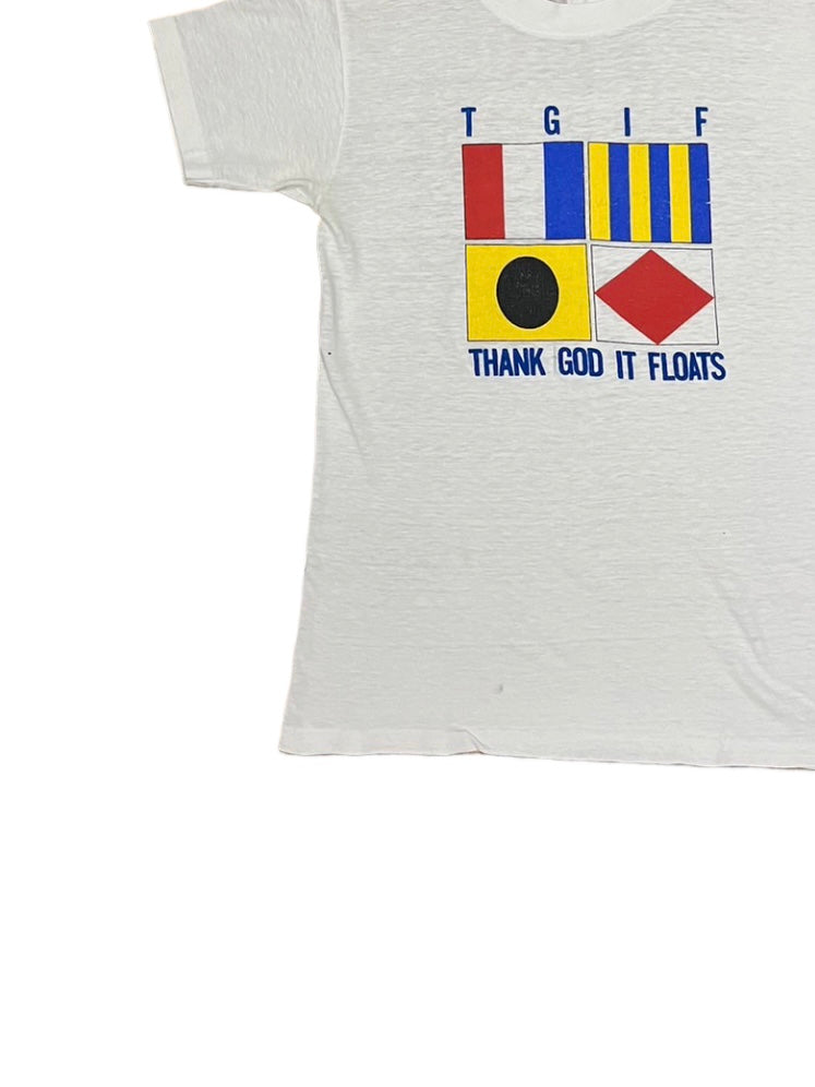 national flags print T-shirt