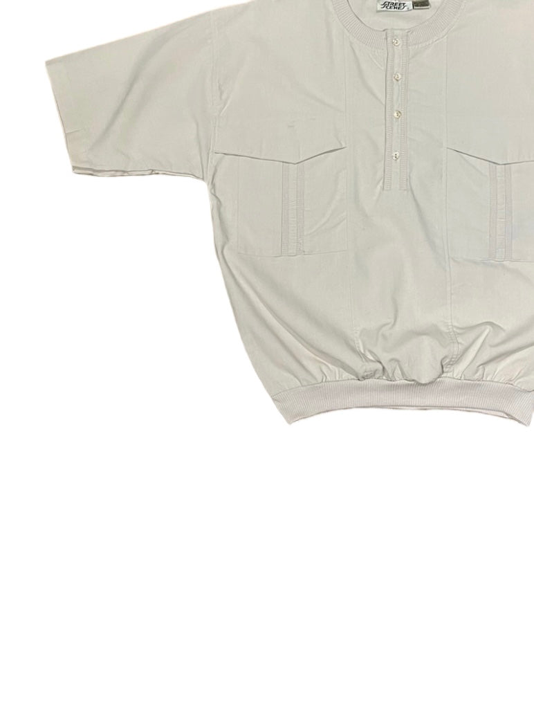 beige pullover design tops