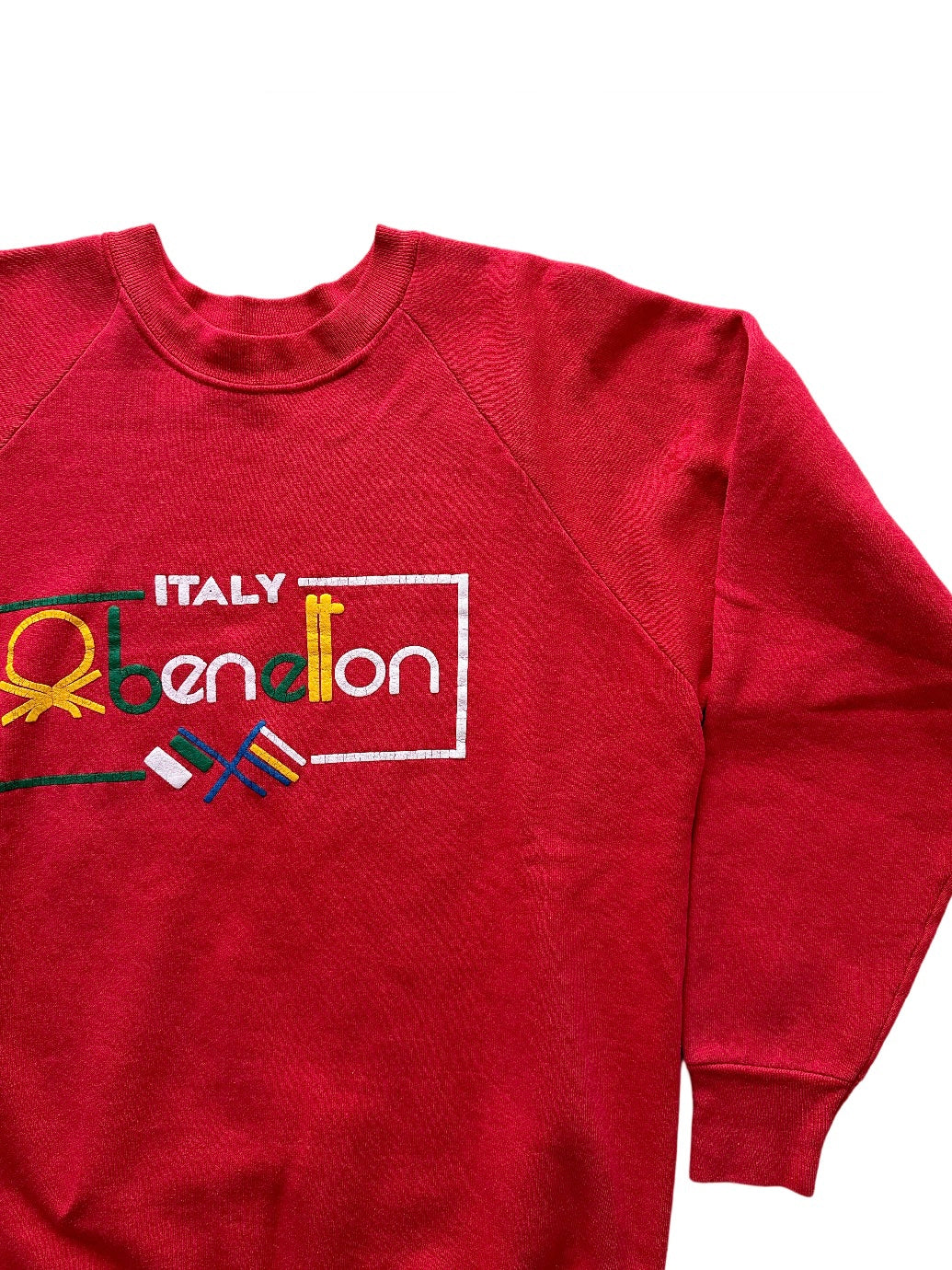 "BENETTON" print sweatshirts