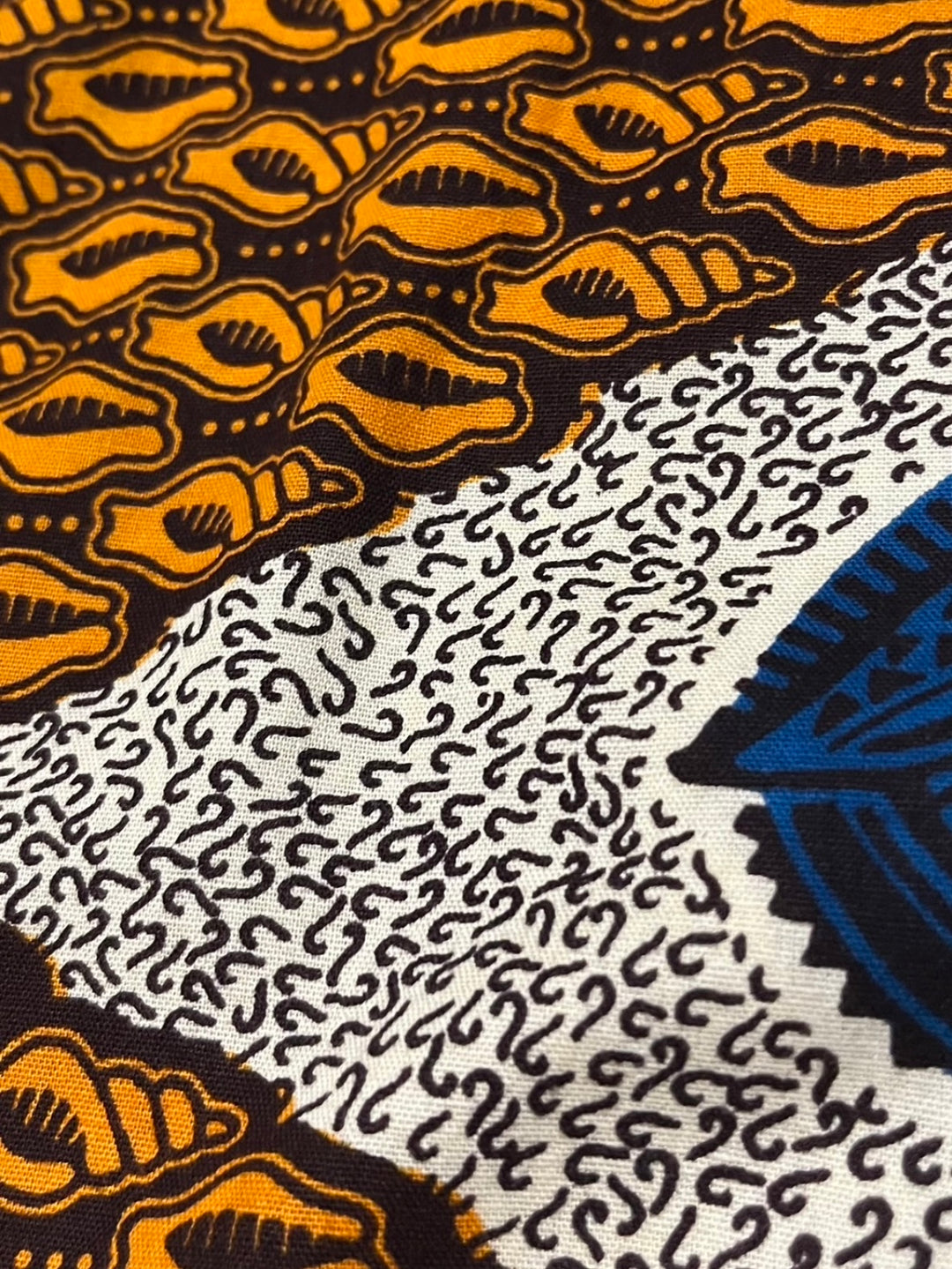 snail pattern batik mini one-piece