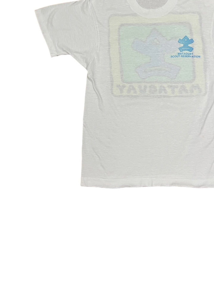 1980-90s boy scout back print T-shirt