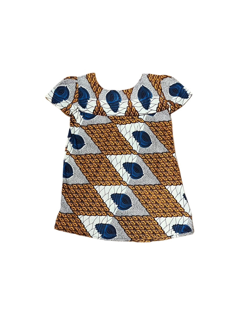 snail pattern batik mini one-piece
