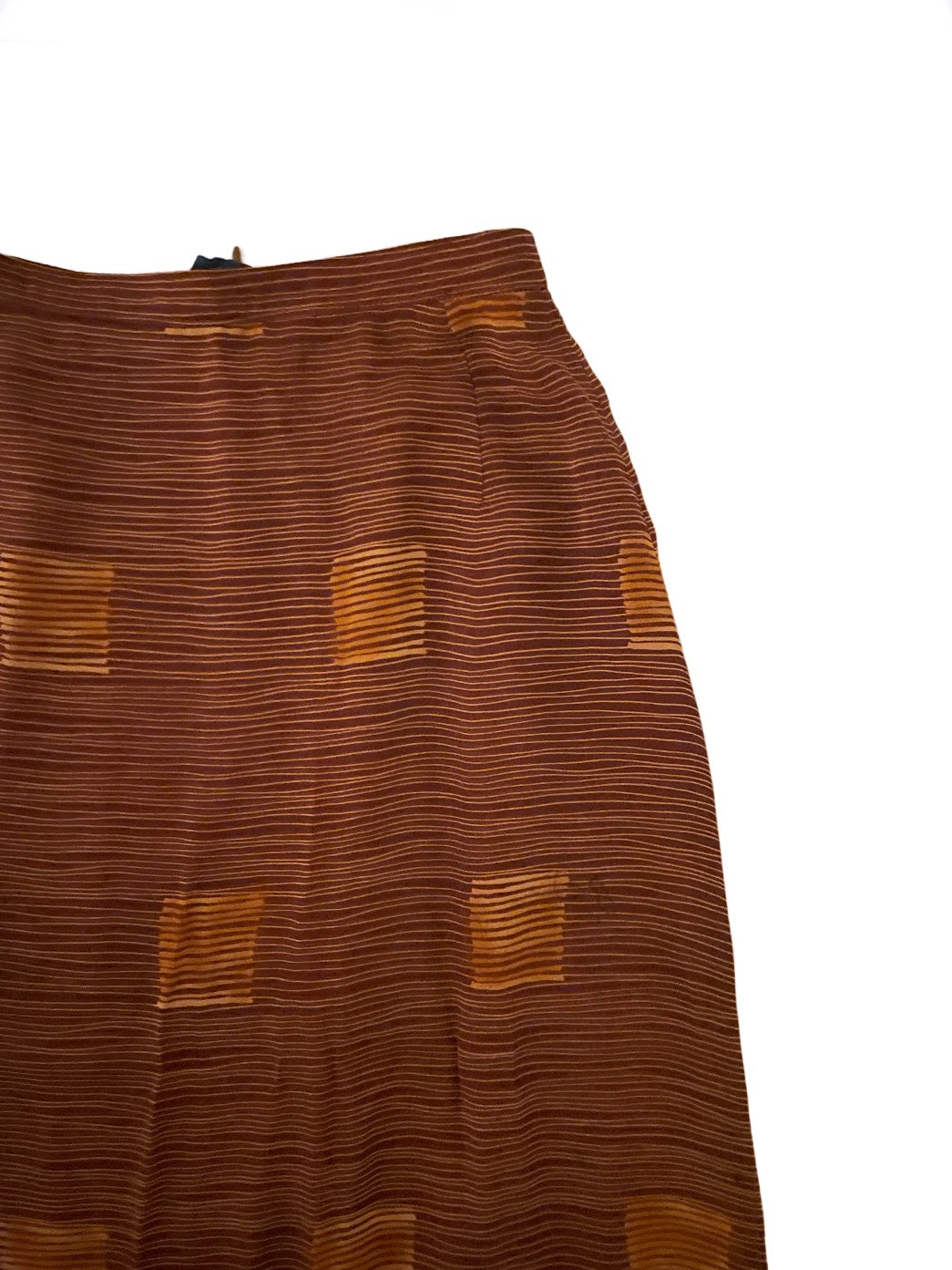 ITALY made "GENNY"  brown long skirt