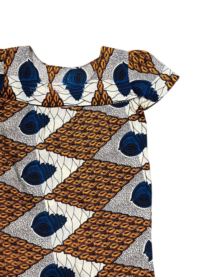 snail pattern batik mini one-piece