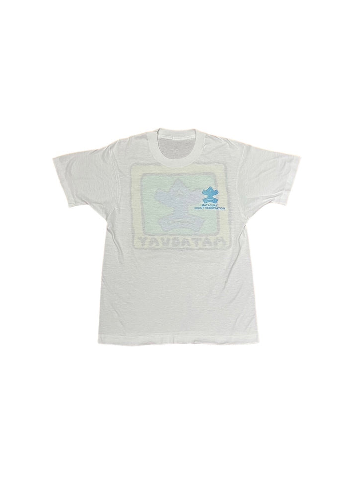 1980-90s boy scout back print T-shirt