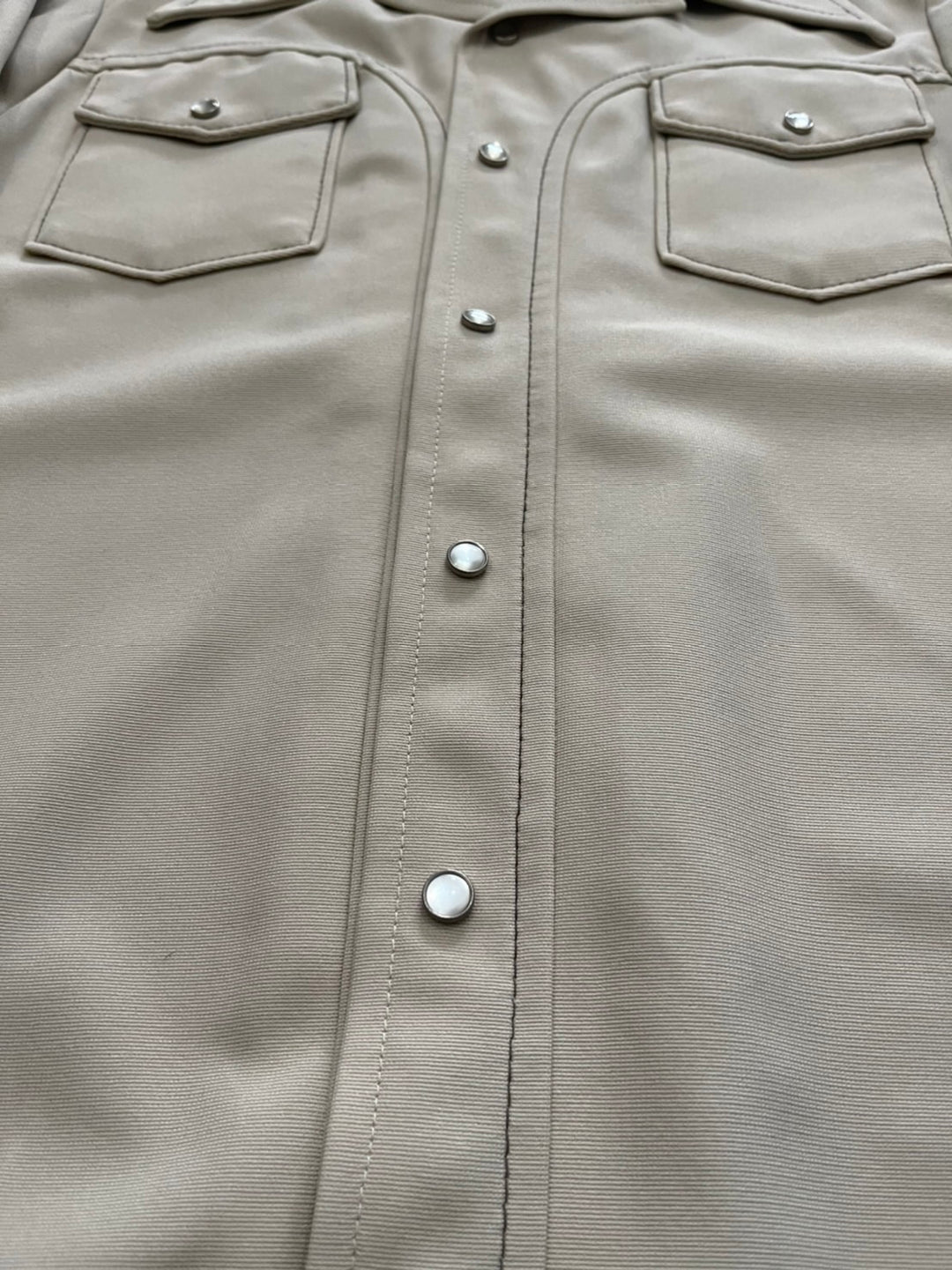 light beige  polyester shirt