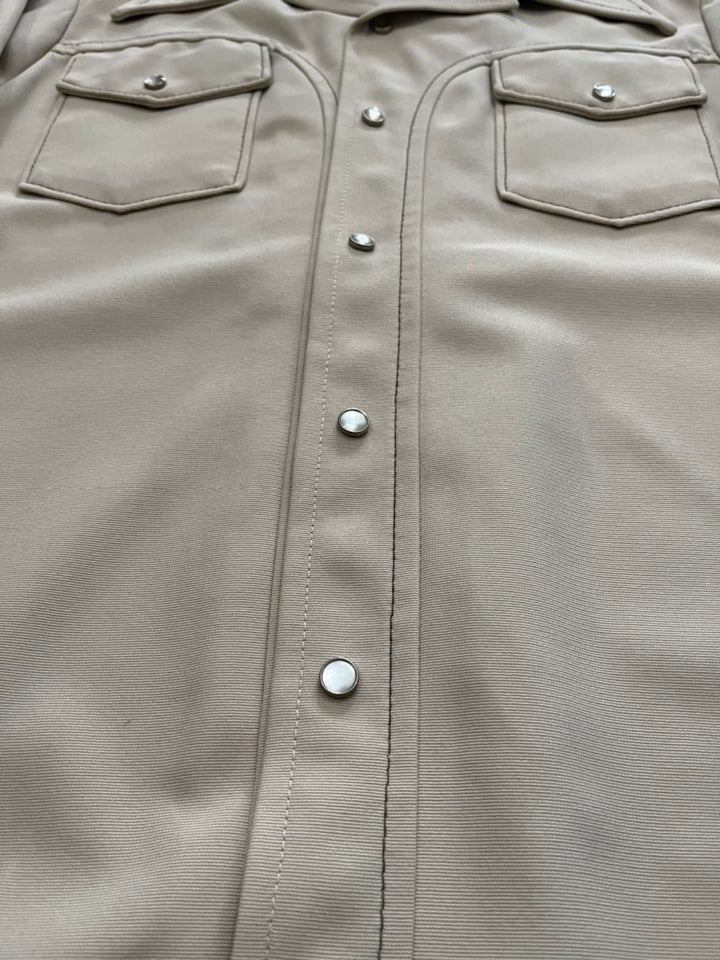 light beige  polyester shirt