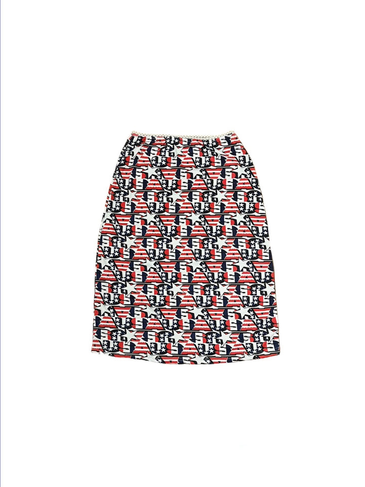 USA total pattern skirt