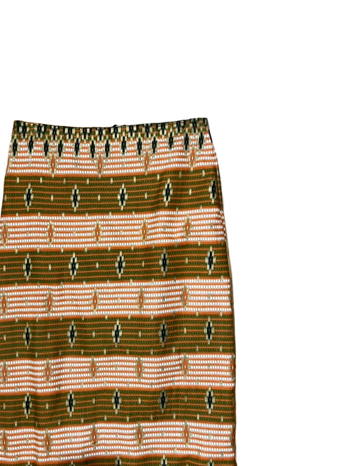 native pattern long skirt