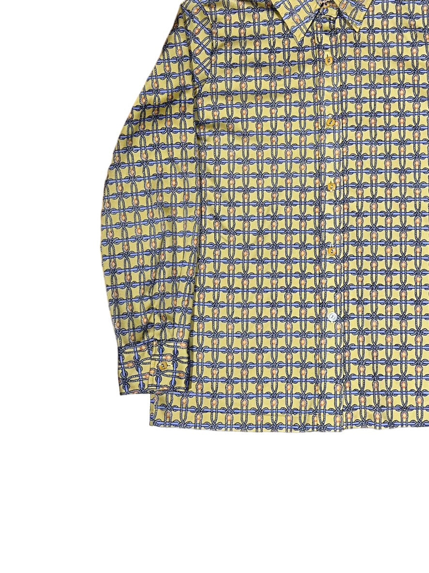 strings pattern polyester shirt