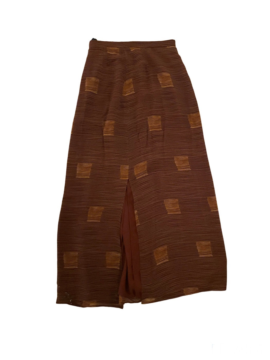 ITALY made "GENNY"  brown long skirt