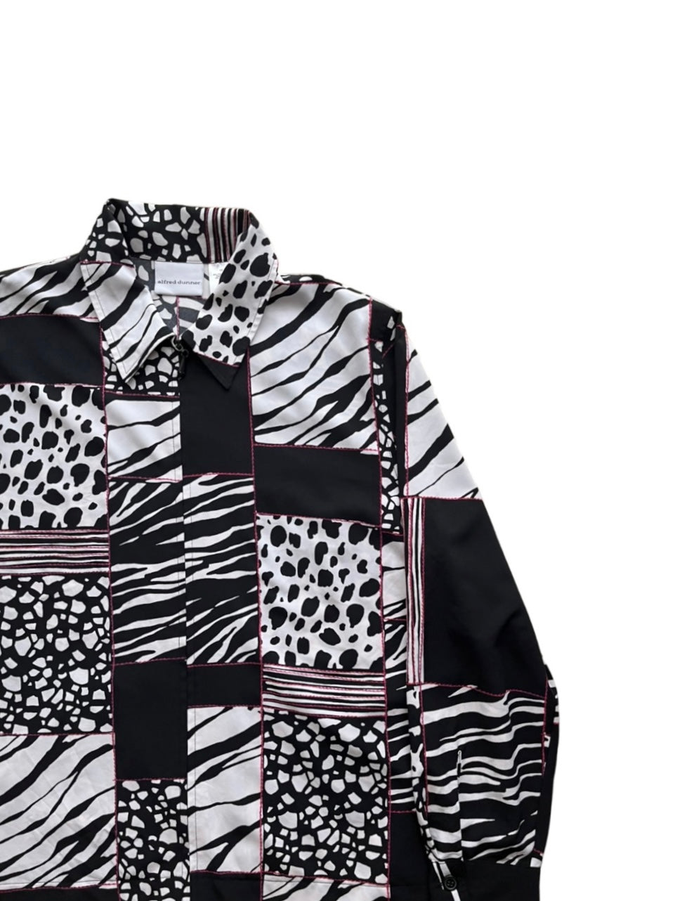 dalmatian & zebra pattern shirt jacket